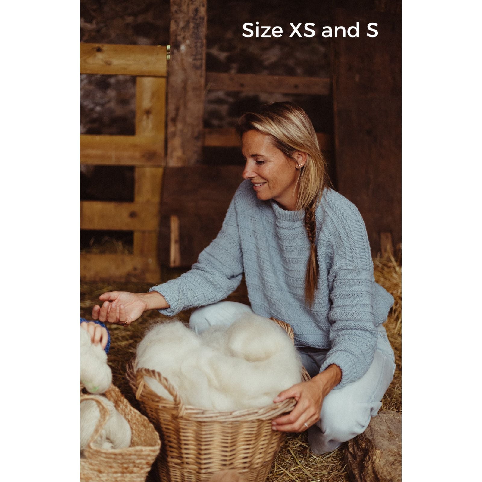 ニット/セーター little Suzie Macrame Vneck Pullover Sweater no. 18 - size XS and S – Oh my Pebbles